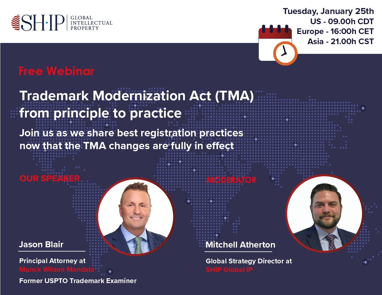 Webinar - Trademark Modernization Act (TMA) from principle to practice